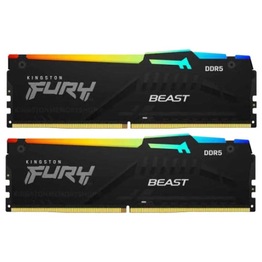 Kingston FURY Beast RGB 16GB DDR4 3600MHz CL18 Desktop Memory